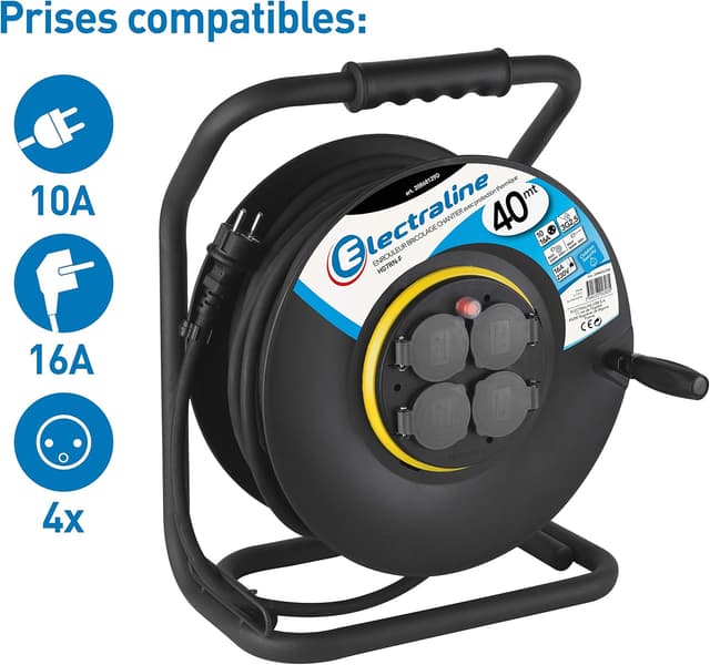 Thumbnail 2 de Electraline 20868129D Rallonge Prolongateur IP44 40 m