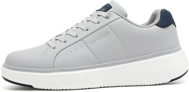 Detalle de ANALEAF Mens Fashion Trainers Casual Sneakers – lightweight everyday business shoes