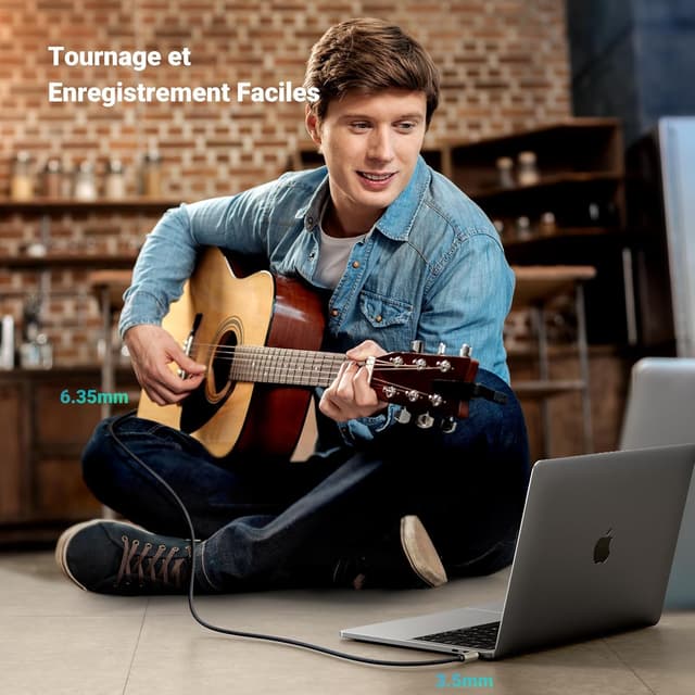 Thumbnail 6 de Câble UGREEN 3,5mm vers 6,35mm 1 m ⚙