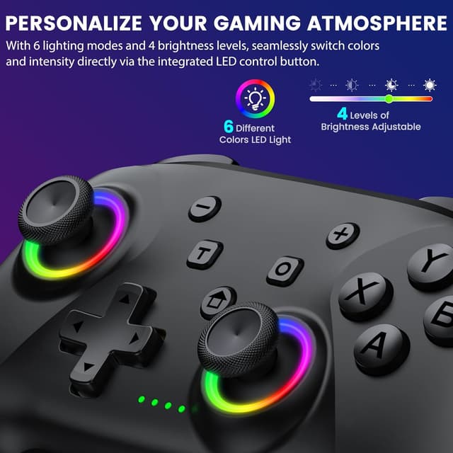 Detalle de BEBONCOOL Switch Controller mit RGB-Licht