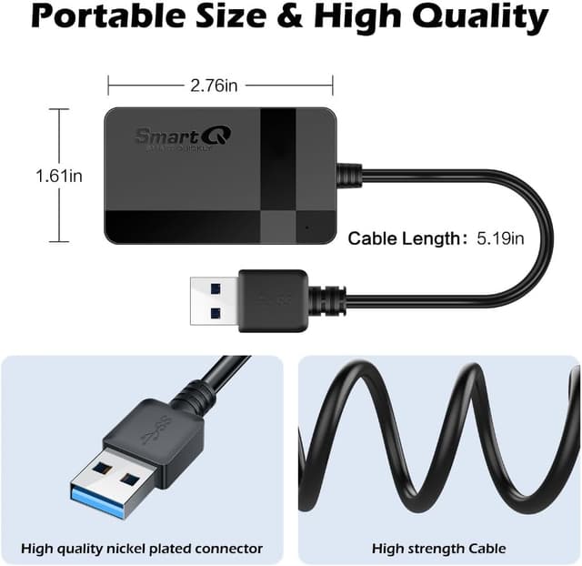Thumbnail 4 de SmartQ C368 USB 3.0 Card Reader for SD, CF, MS