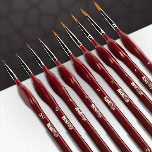 Thumbnail 6 de Rock Ninja Detail Paint Brush Set 9pcs