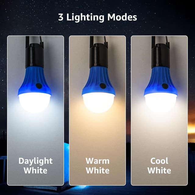 Detalle 2 de Lepro Camping Lights 4-Pack Tent Lights