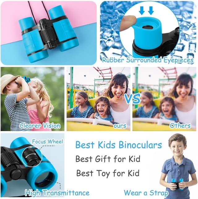 Thumbnail 5 de OSDUE Fernglas für Kinder 4x30 blau