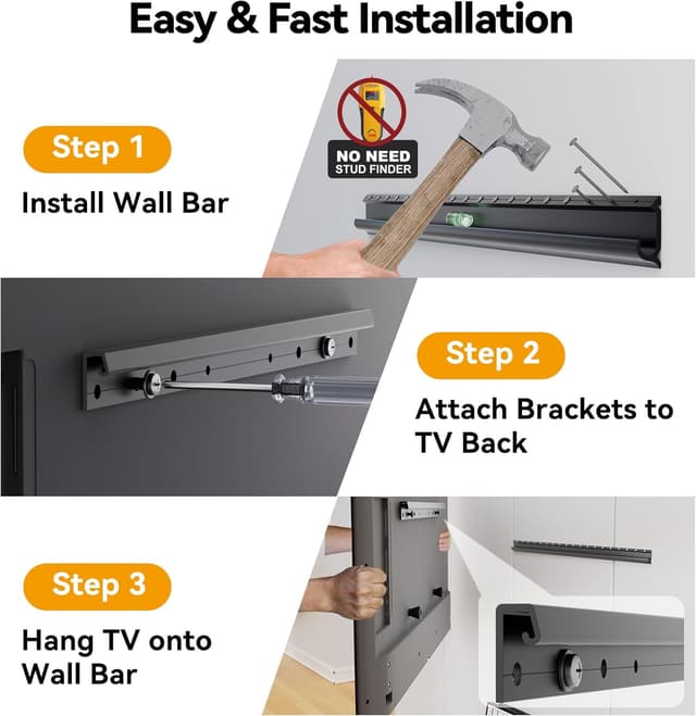 Thumbnail 5 de EZISE Studless TV Wall Mount
