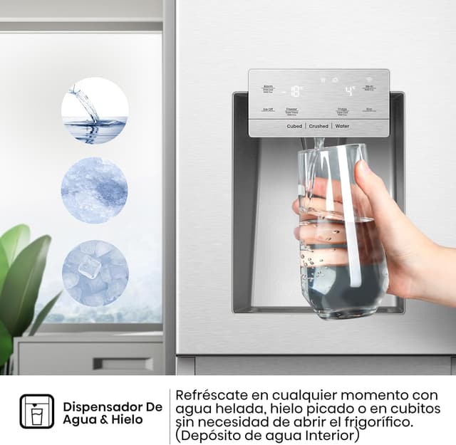 Thumbnail 6 de Hisense RS818N4TIE1 frigorífico 632 litros inox