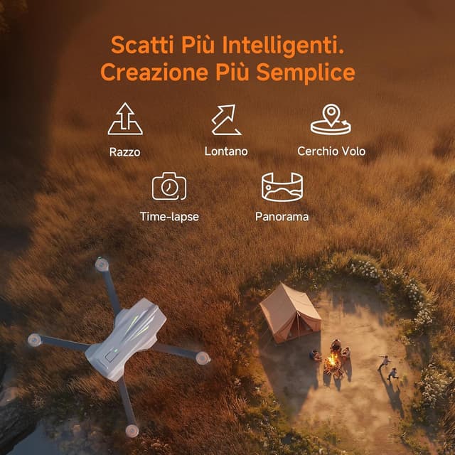 Detalle de Ameta S20 Drone con telecamera 4K, GPS e ritorno automatico (meno di 249 g)