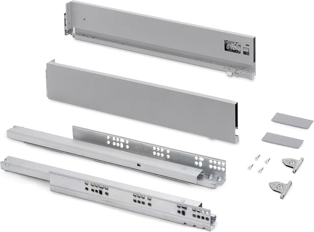 Imagen de Emuca Kit cajón regulación 3D 93 mm, 40 Kg en OfertitasTOP