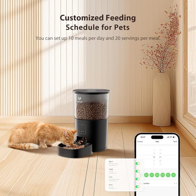 Detalle 2 de IMIPAW WiFi cat feeder for 10 meals