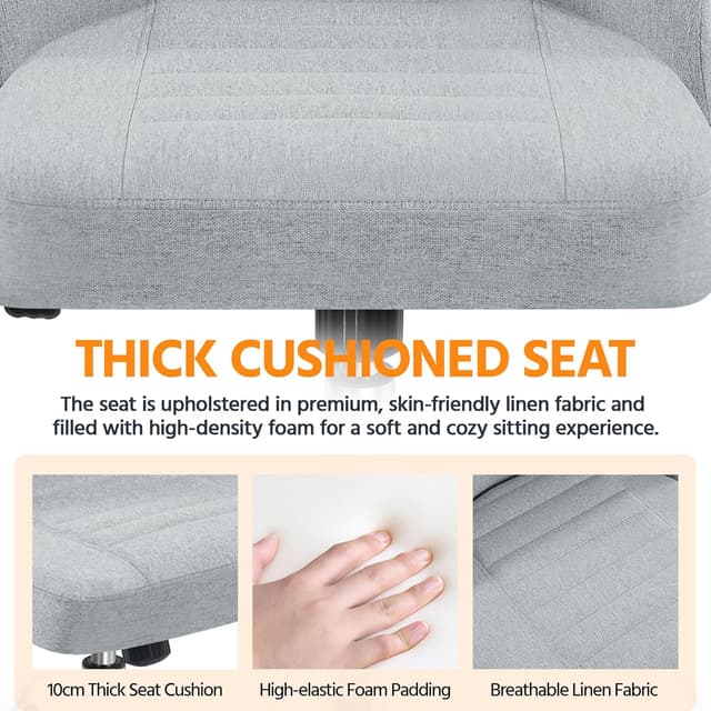 Thumbnail 5 de Yaheetech Sedia Ufficio Ergonomica 136 kg