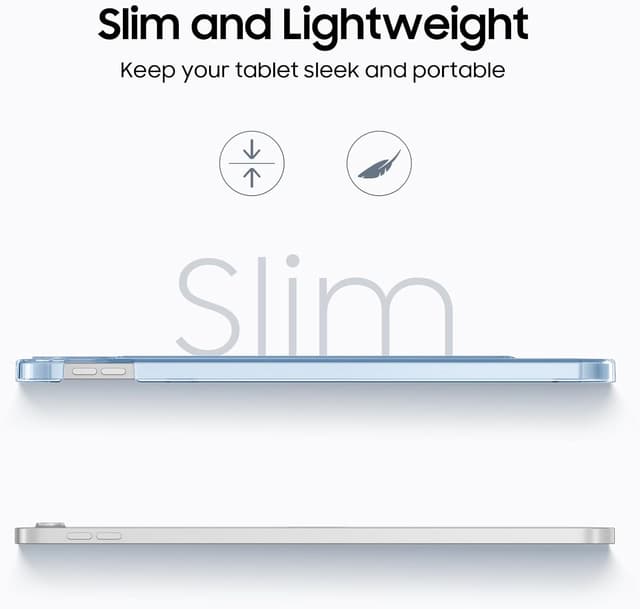 Detalle 2 de Fintie Hülle für iPad 11. Generation 2025 (A16) / iPad 10. Generation (2022) – ultradünnes Case mit transparenter Rückseite, Auto Wake/Sleep