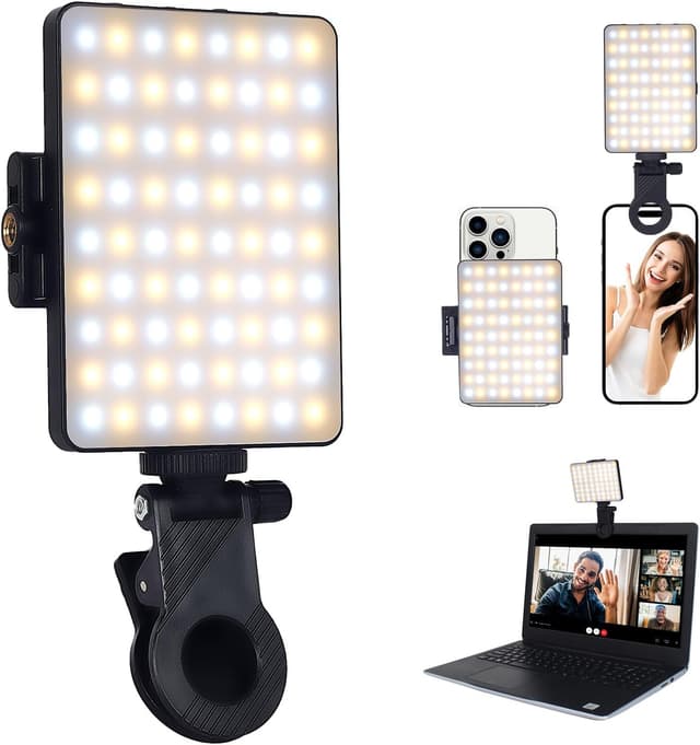 Detalle de VKH Selfie Licht 72 LED 1500mAh