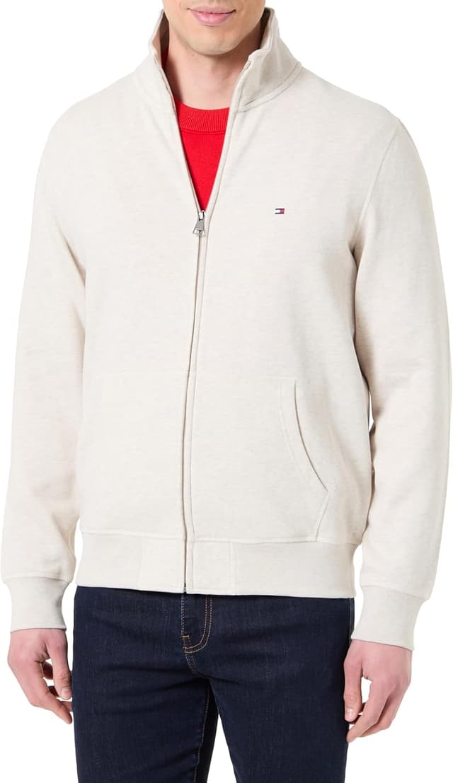 Detalle de Tommy Hilfiger Essential fleece zip sweatshirt