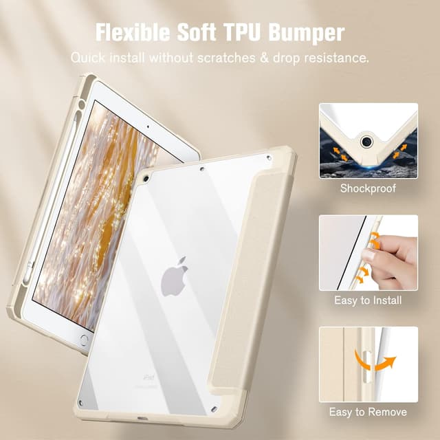 Detalle 1 de Fintie Hybrid Hülle für iPad 10,2 Zoll