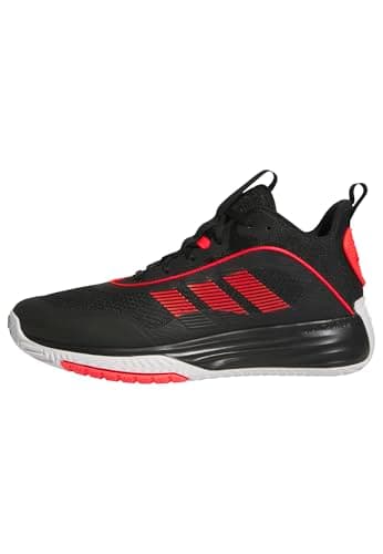 Detalle de adidas Hombre OWNTHEGAME 3.0 en Core Black/Lucid Red/FTWR White (horma clásica, cordones) 43 1/3 EU