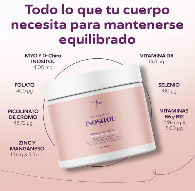 Thumbnail 4 de Inositol Myo & D-Chiro PCOS 4100MG 🌿 – Balance hormonal y metabolismo