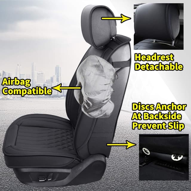 Thumbnail 2 de Aierxuan Car Seat Covers Full Set Universal Fit