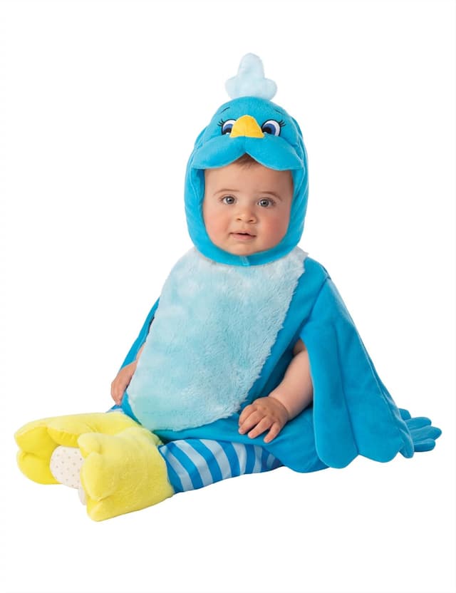 Detalle de Déguisement oiseau enfant 1-2 ans bleu