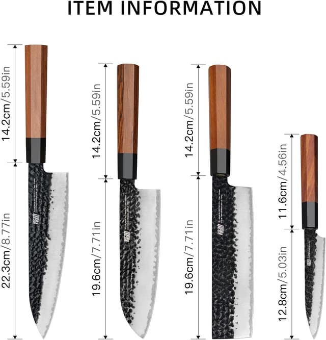 Detalle 2 de FINDKING Dynasty Series 4PCS cuchillos 9Cr18MoV