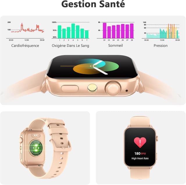 Thumbnail 4 de Blackview Montre Connectée Gris