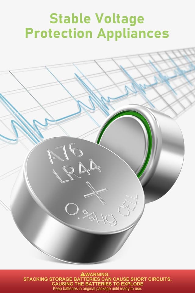 Thumbnail 2 de POWEROWL LR44 Batteries 40 Pack 40-count