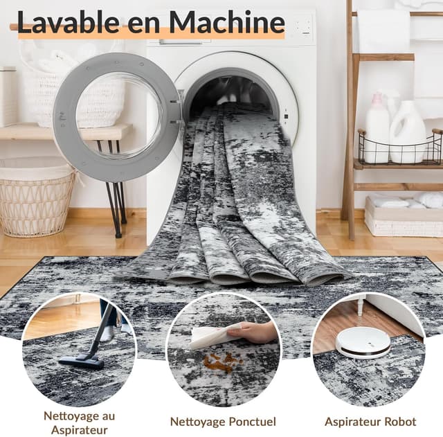 Thumbnail 3 de INOVADAY Tapis salon 180x270 antidérapant