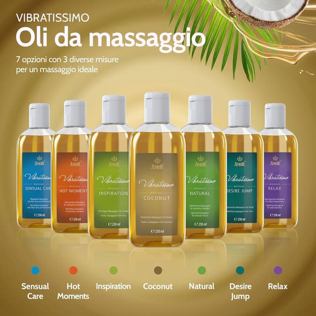 Thumbnail 5 de Vibratissimo Coconut 250 ml olio da massaggio