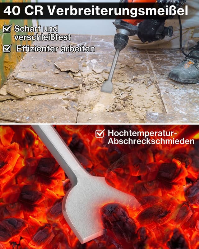 Detalle 2 de Lytool Fliesenmeißel SDS Plus 280x100/250x40 mm