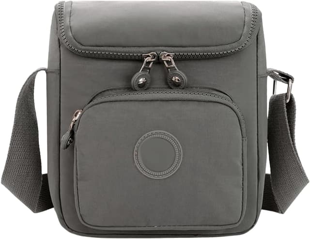 Detalle de FAVORTALK women’s waterproof crossbody bag (21 x 19 x 10 cm) – lightweight multi-pocket phone bag