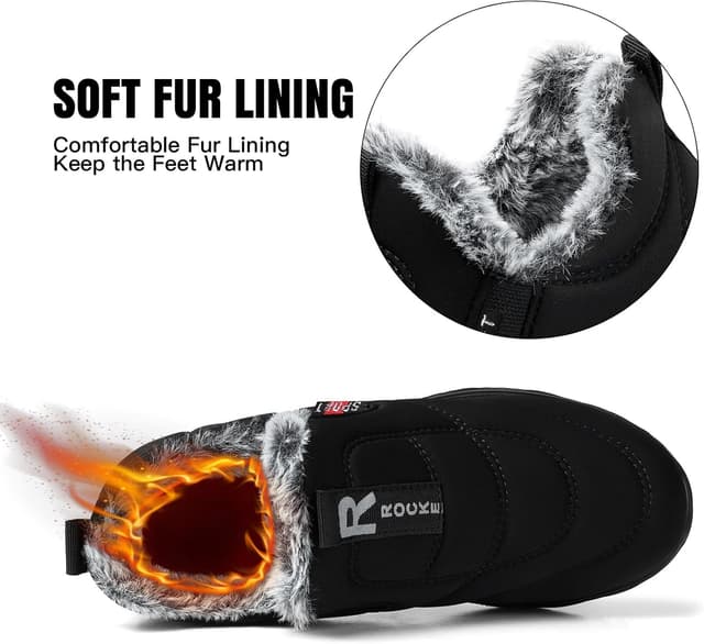 Detalle 2 de SHIBEVER Womens Winter Snow Boots 1️⃣
