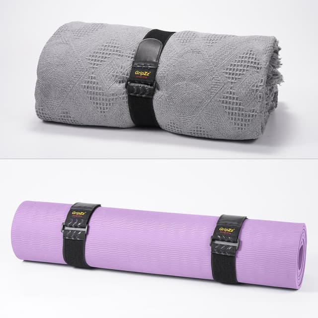 Detalle 2 de GripZz Gurtbänder (61 cm x 5 cm) mit Klett und Schnalle – elastische Klettverschlüsse, 5er-Set