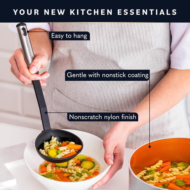 Detalle 2 de Kitchen utensils set 25-piece non-stick