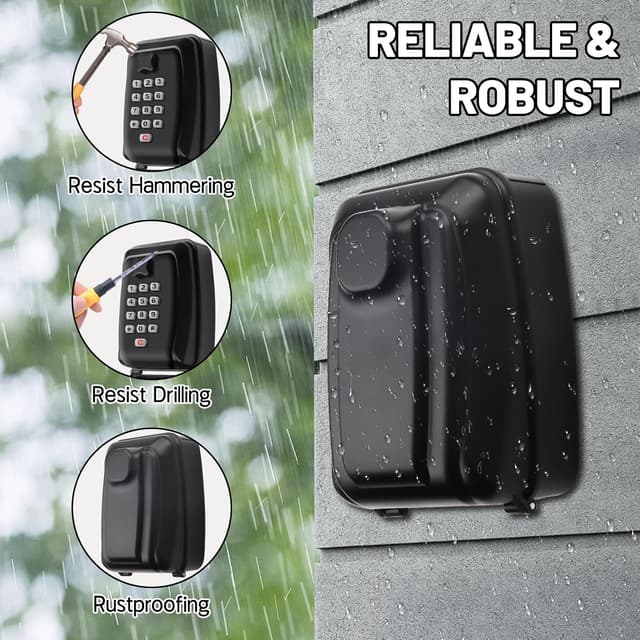 Thumbnail 4 de KeySafe Pro 12-Digit Wall Mounted Key Box