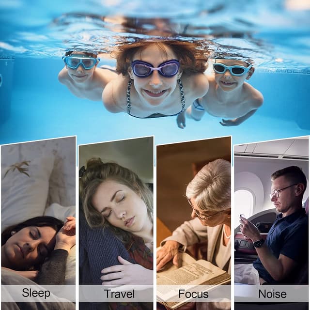 Thumbnail 2 de Swimming Ear Plugs 3 Pairs 🏊