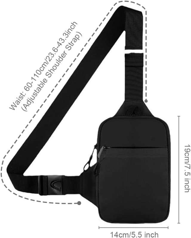 Thumbnail 6 de ZXYJMXN Handy Brusttasche Herren 17 x 22 x 6 cm