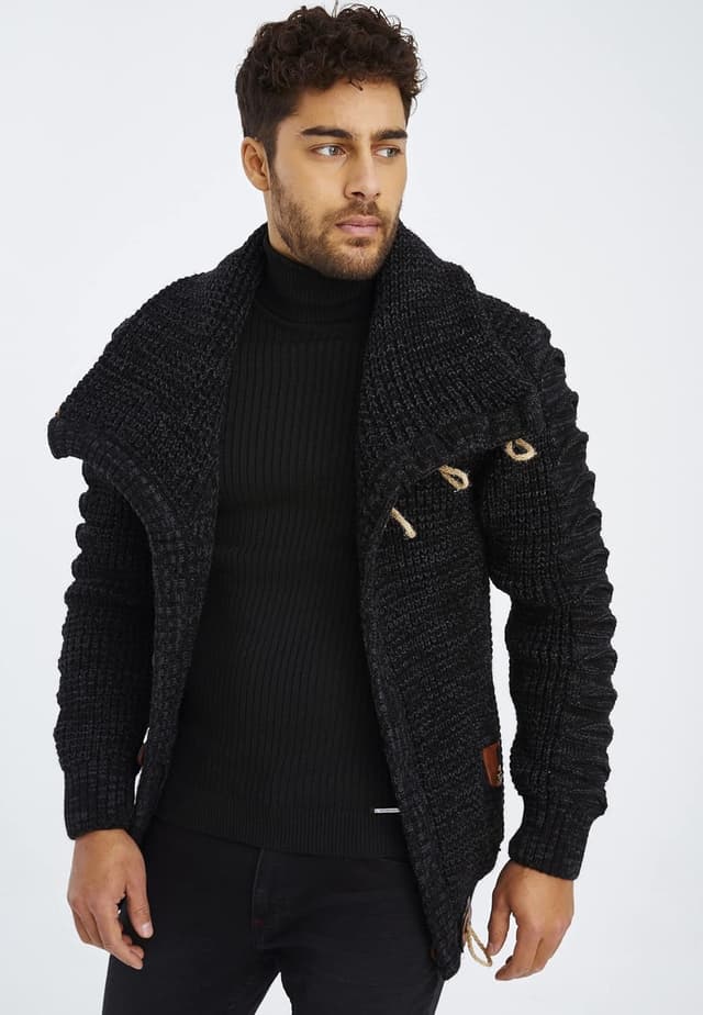 Thumbnail 6 de LEIF NELSON LN5585 pull en tricot pour homme avec boutons