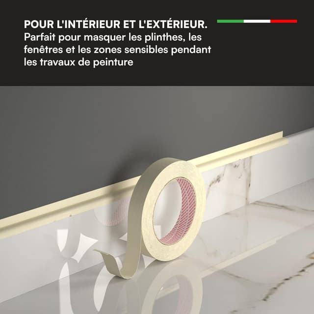 Detalle de DNK TRADE 16 rouleaux de ruban de masquage en papier 19 mm x 50 m