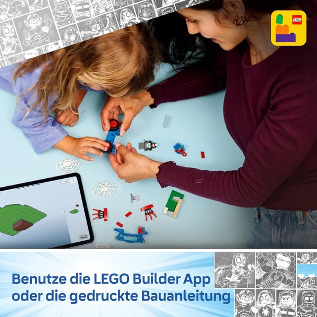 Detalle 2 de LEGO Marvel Spidey 11206 Motorrad-Set