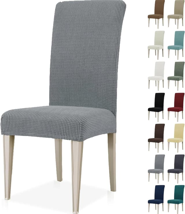 Detalle de Ystyle housse de chaise extensible, 4 pièces