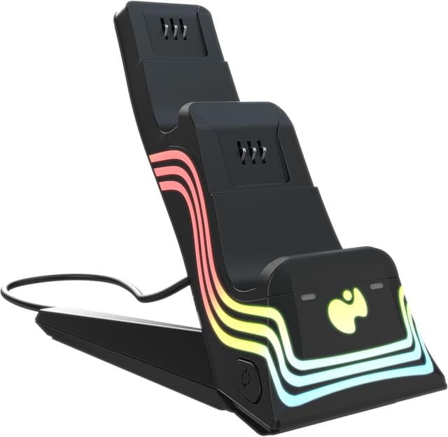 Detalle 2 de PDP Afterglow Wave Dual Charger Black para Xbox