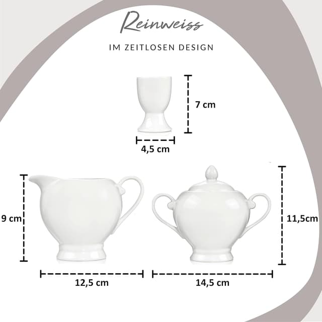 Thumbnail 3 de SÄNGER New Port 86-teiliges Tafelservice für 12