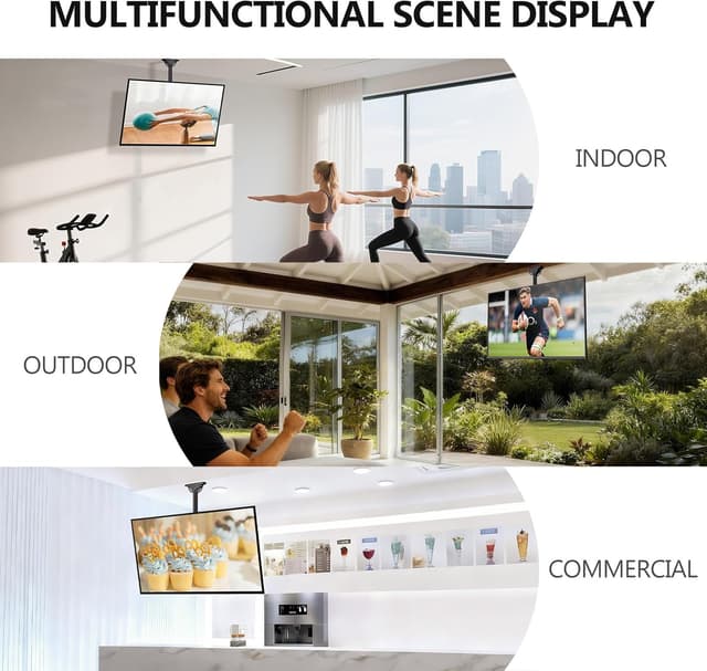 Thumbnail 6 de WALI CM2665 Ceiling TV Mount 110 lbs