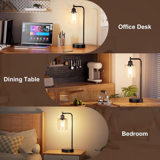 Thumbnail 6 de Aooshine Bedside Lamps Set of 2