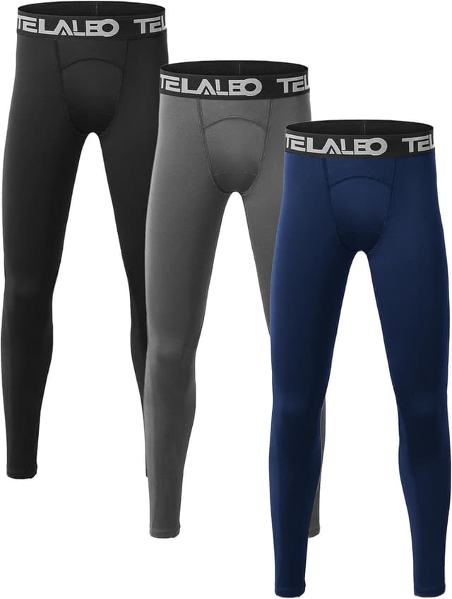 Imagen de TELALEO 4-Pack Boys Compression Leggings en OfertitasTOP