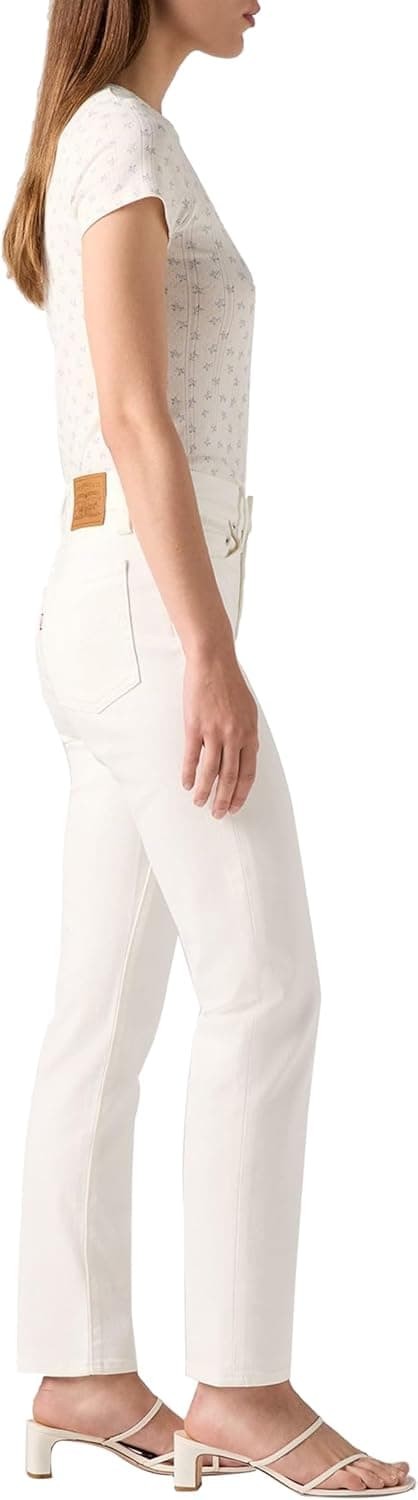 Detalle de Levi’s Damen 724 High Rise Straight Jeans – High Waist mit geradem Bein