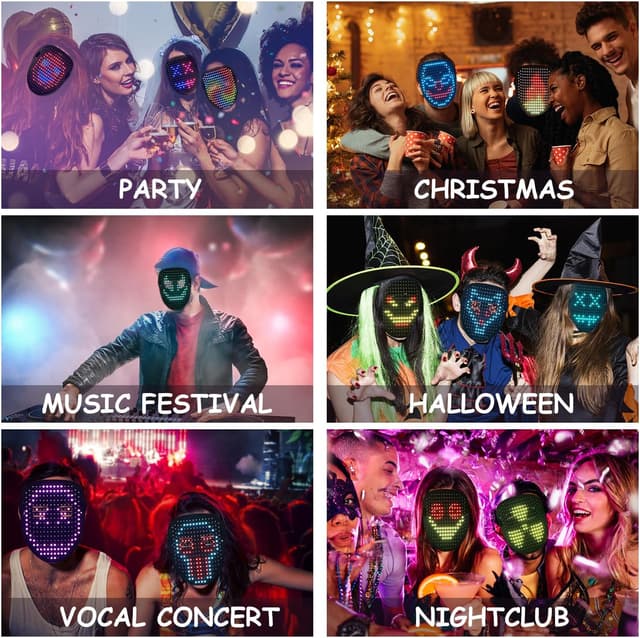 Thumbnail 5 de Depointer Life LED-Maske 25 Modi đ