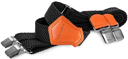 Thumbnail 1 de Decalen Mens Braces 4 cm wide adjustable suspenders