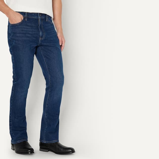 Detalle de Amazon Essentials Men’s Low-Stretch Slim-Fit Bootcut Jean