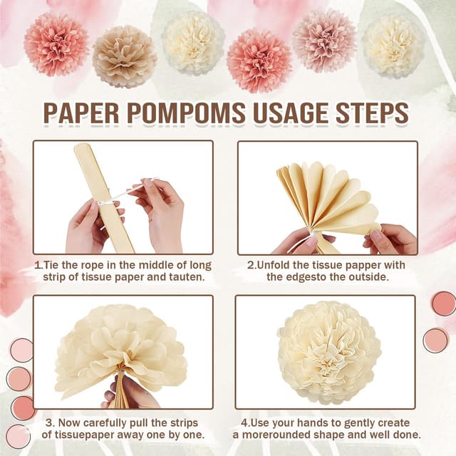 Thumbnail 5 de Decoración cumpleaños rosa oro para niñas