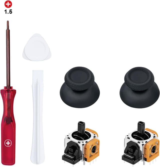 Detalle de Wigearss Analog-Stick Ersatz & Reparatur-Set für PS5 DualSense Controller